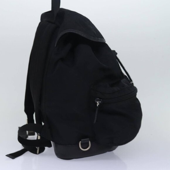 PRADA Backpack Nylon Black Auth ki4596 - Picture 3 of 16